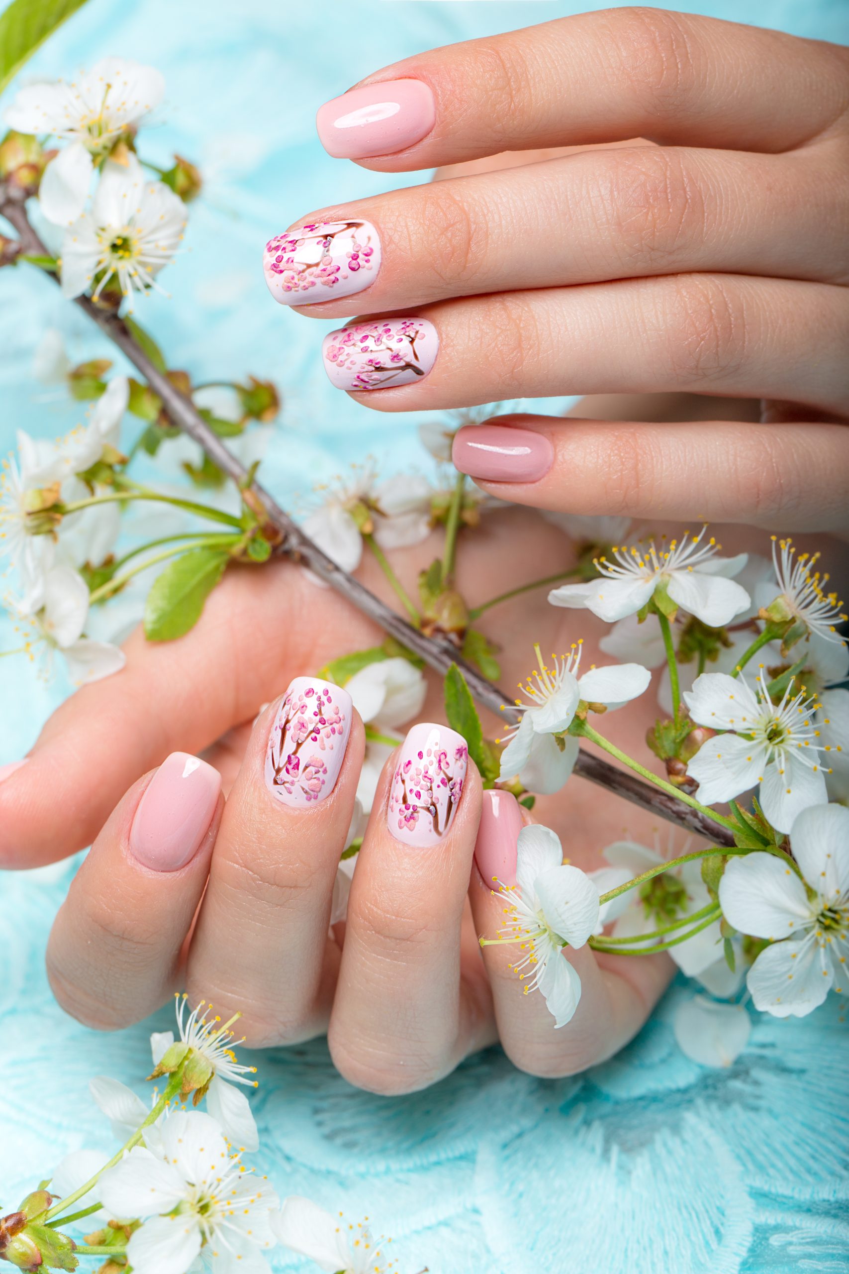 Beautiful nail design at Paris Nails