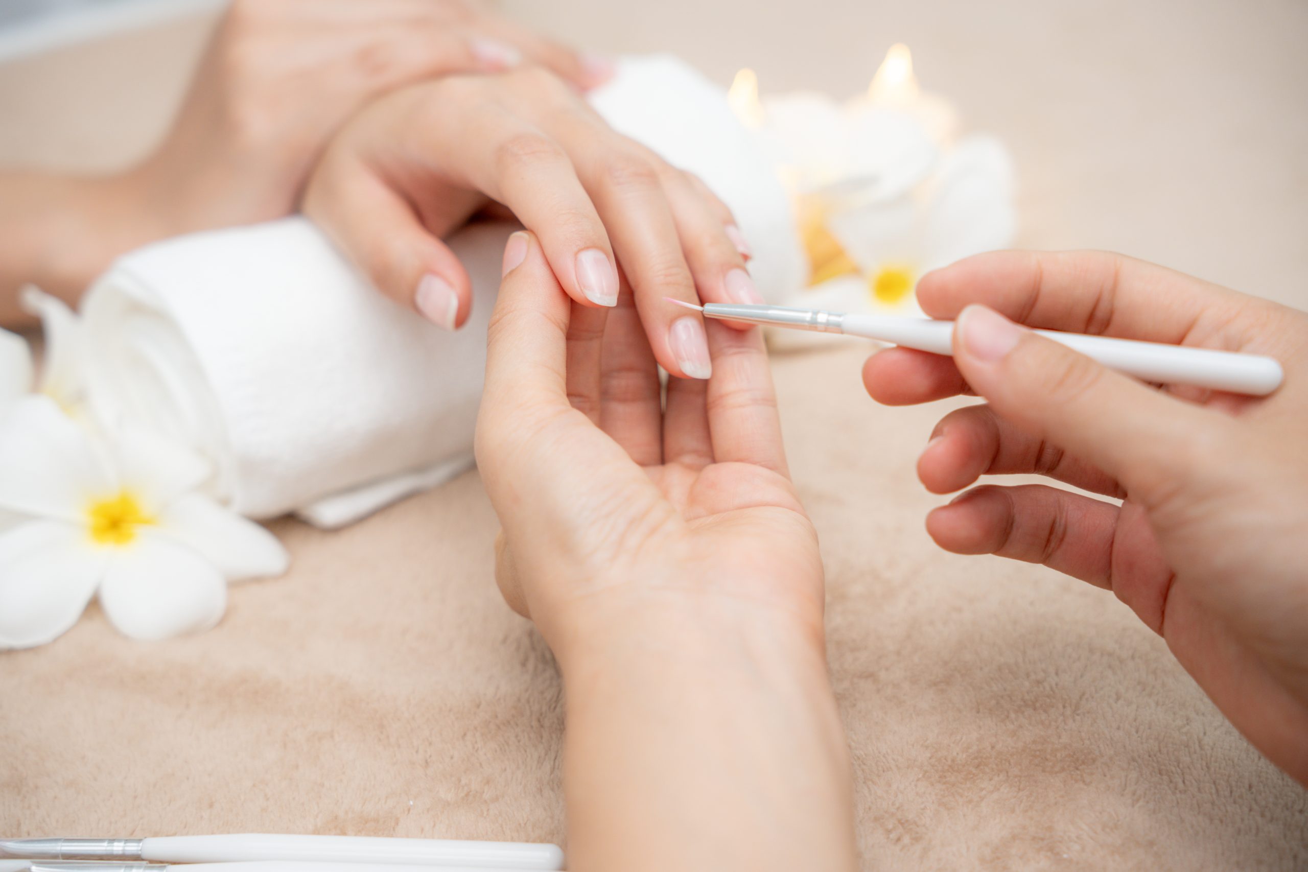 Luxury manicure service at Paris Nails